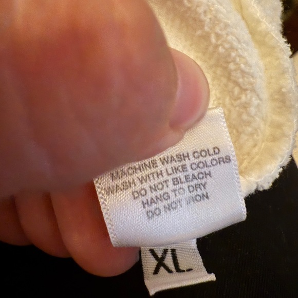 California Incline French Terry Cream Logo Sweatshirt - XL New - Picture 8 of 9